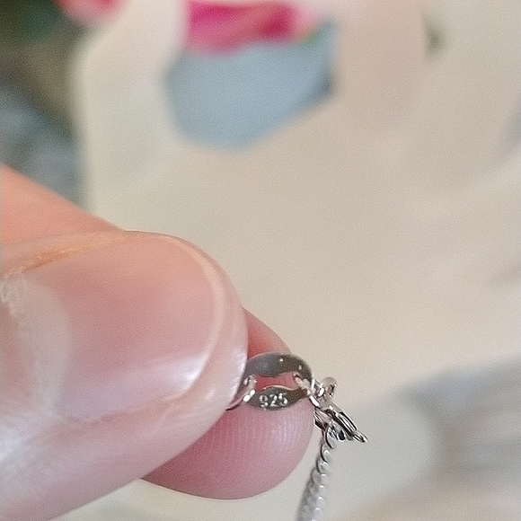 2/$30💕 BNWT Charmed Aroma Adjustable Sterling Silver Necklace - Picture 5 of 5